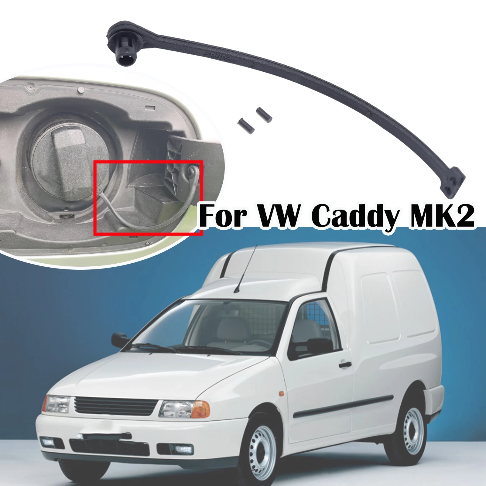 VW 캐디 MK2 밴 가솔린 디젤 캡 뚜껑 연료 오일 탱크 내부 커버 플러그 가스 필러 지지대, 유지 스트랩 코드 로프 테더