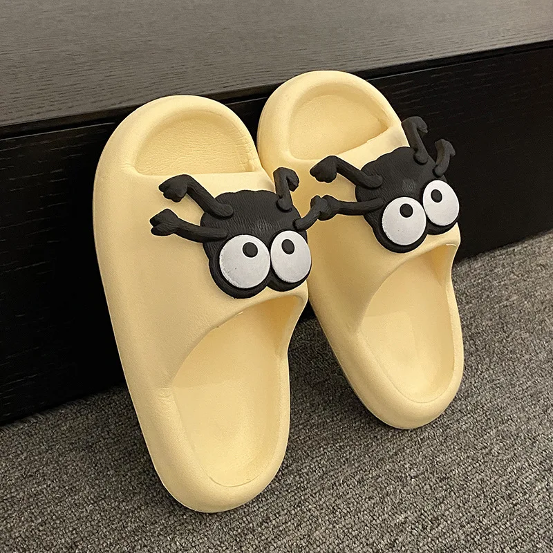 Cartoon Slippers Women Summer Slides Cute Cartoon Cloud Shoes for Women Indoor Outdoor Soft Thick Beach Men Sandals