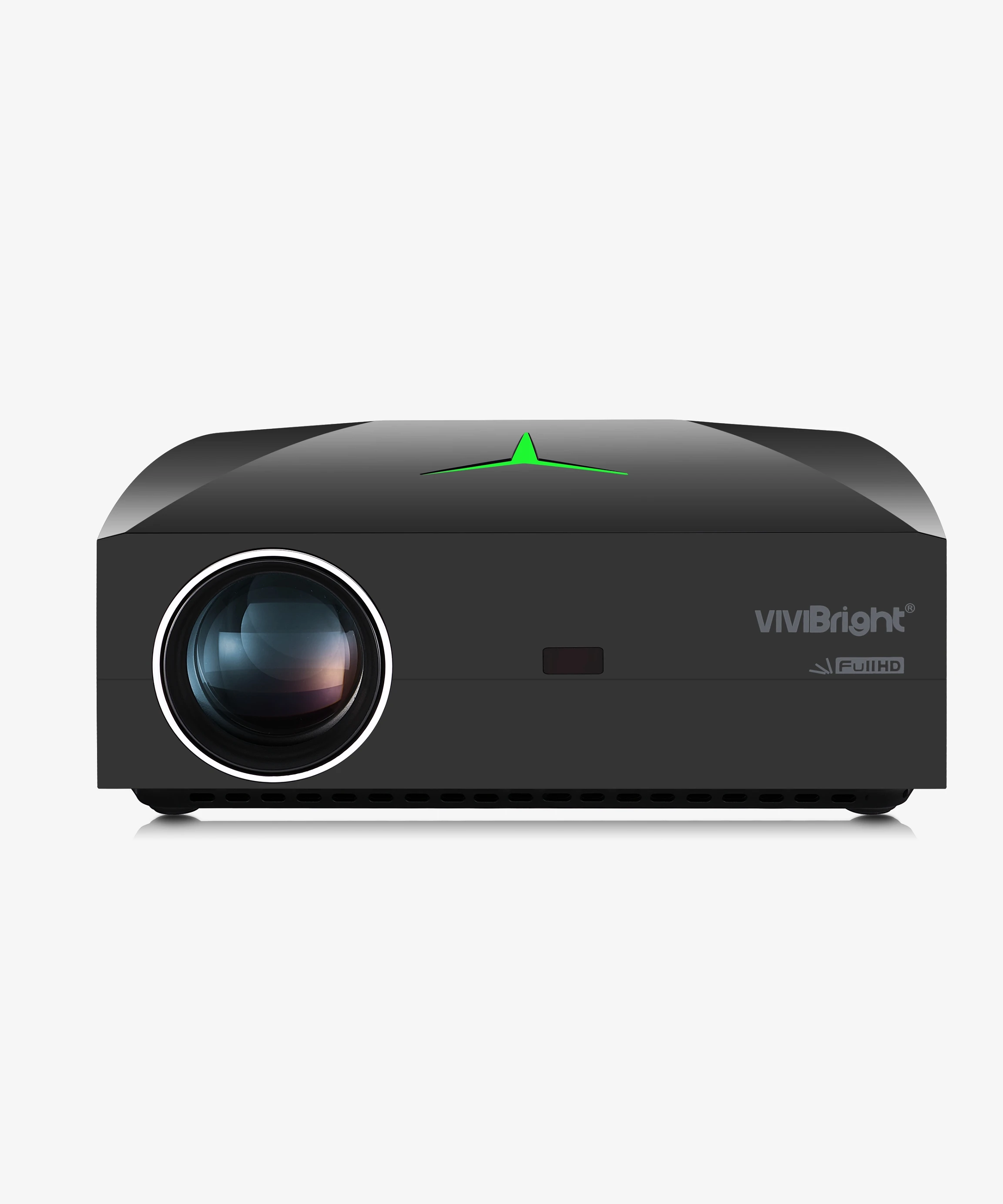 VIvibright-F40 안드로이드 와이파이 3D 스마트 4K 프로젝터, 비디오 홈 시어터 1080P LCD 프로젝터 모바일 스피커 내장, 최고 판매