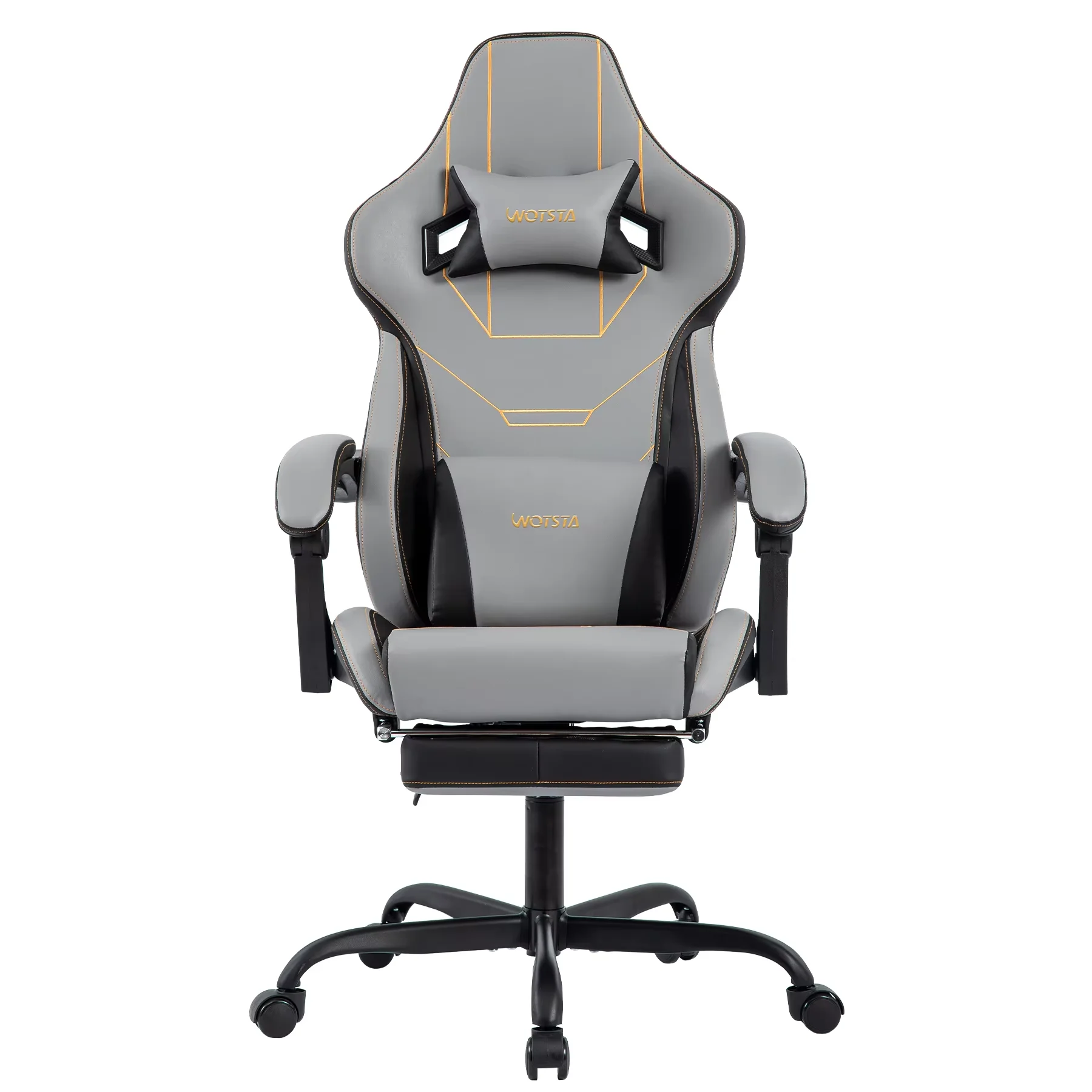 Ergonomiczne krzesło gamingowe z zagłówkiem i podparciem lędźwiowym z EU za $56.94 / ~218zł