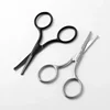 1Pc Stainless Steel Nose Hair Mini Small Scissors Eyelash Facial Hair Straight Round Tip For Eyebrows Nail Beard Manicure Makeup 2