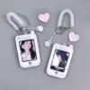 Y2k Acrylic Photocard Holder Key Chain INS Ins Idol Photo Card Holder Decorative Student ID Badge Holder Girls Card Sleeves 4