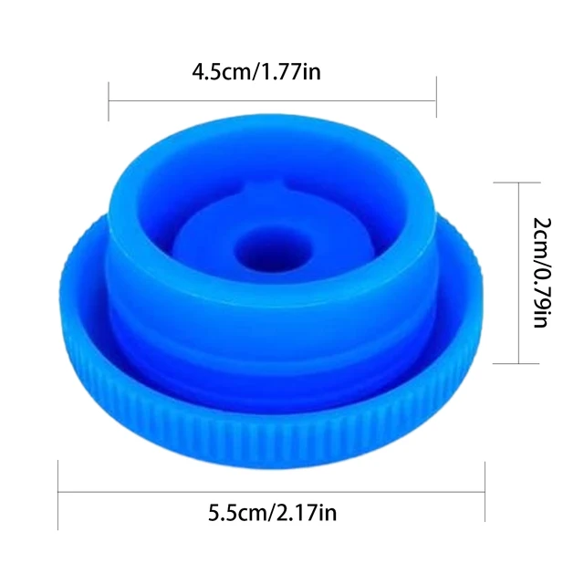 5 Gallon Palack Sapka Tartós Szilikon Vizes Burkolat Csere Fedelet Újrafelhasználható Sapkák Belső Dugóval - Image 6