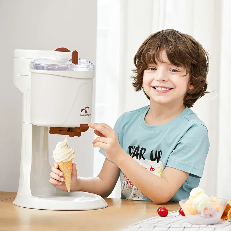 Diy Household Ice Cream Maker Home Children Fruit Cone Automatic Homemade  Small Soft Ice Cream Machine Ice Cream Makers AliExpress