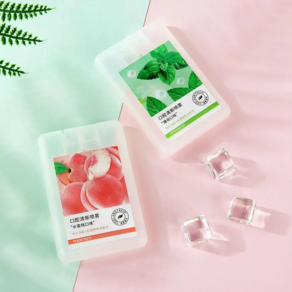 Honey Peach Spray Breath Freshener Mouth Spray Odor Remove Bad Treatment Refresher Fresh Breath Smoke