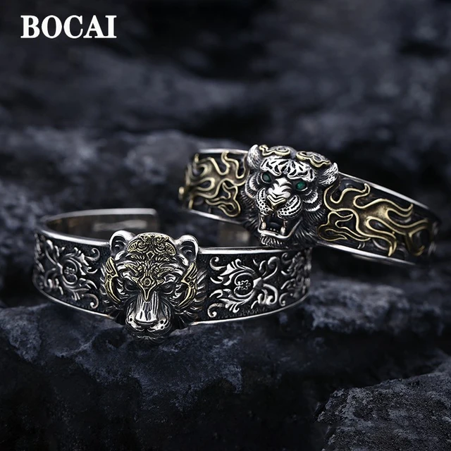 Lion Face Very High Quality Golden Stainless Steel Bracelet For Men - Style  A749 – Soni Fashion®
