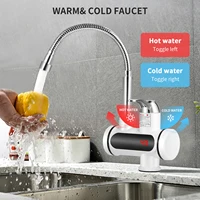 Robinet chauffe-eau électrique instantané LED, eau froide et chaude, 220V, pour cuisine et salle de bain 3