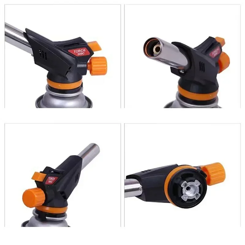 Welding Gas Torch Flame Gun Burner Nozzle Flamethrower Butane Burner Outdoor Camping BBQ Brazing Torch Kitchen Cooking gas torch,welding torch,butane torch,gas burner
