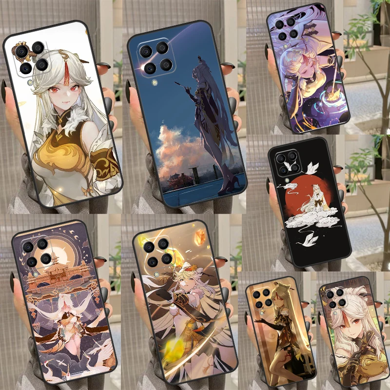 Ningguang Genshin Impact Case Per Samsung Galaxy M53 M33 M23 M13 M14 M34 M54 M12 M22 M32 M52 M11 M51 M30S M31S Cover