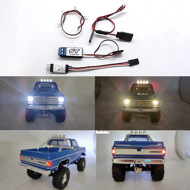 Sy-Trx4M K10 Sistema Di Illuminazione Per 1/18 Rc Crawler Traxxas Trx4M Trx-4M K10 Parti Di Aggiornamento