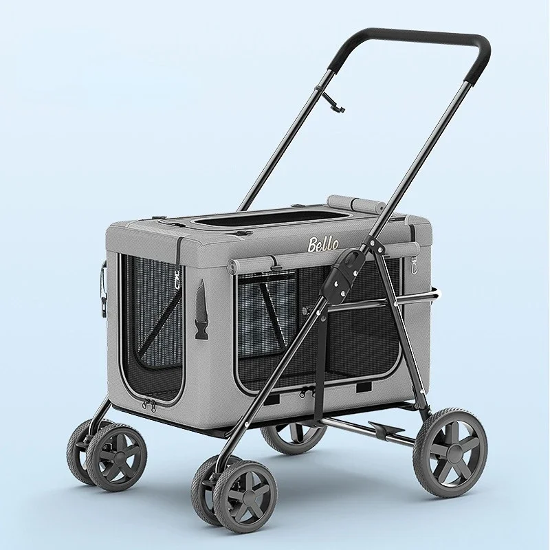 

Stroller Folding Dog Large Creative Travelling Cart Carry Bag Walking/Shopping Fashion Inner Seat Stroller Dog Accessorie Travel
