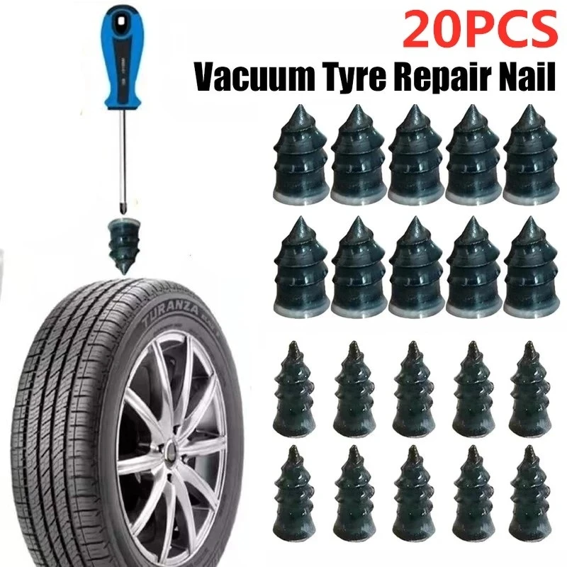 

Vacuum Tyre Repair Nail Kit for Car Motorcycle Car Scooter Rubber Tubeless Tire Repair Tool Set Glue Free Repair Tire Film Nail