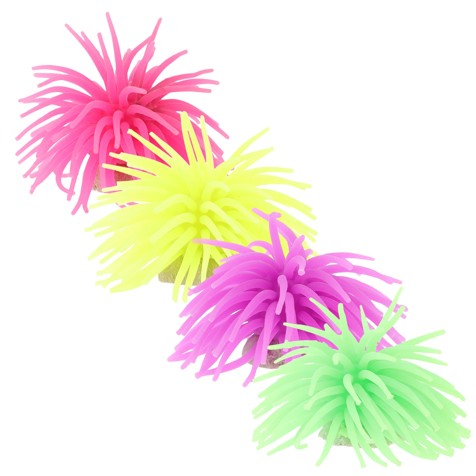 

Aquarium Small Coral Ornament Fish Tank Landscape Silicone Coral Decoration