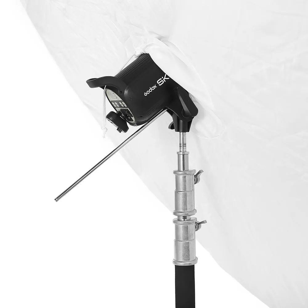 스튜디오 사진 조명 반사 우산 디퓨저 커버, 화이트 블랙, 60 인치, 150cm