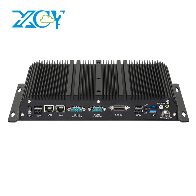 ファンレス　ミニPC　 I7-1165G7 ６LAN ファンレス産業用ミニ PC i7 1165G7 6x DB9 RS232/422/485 2x