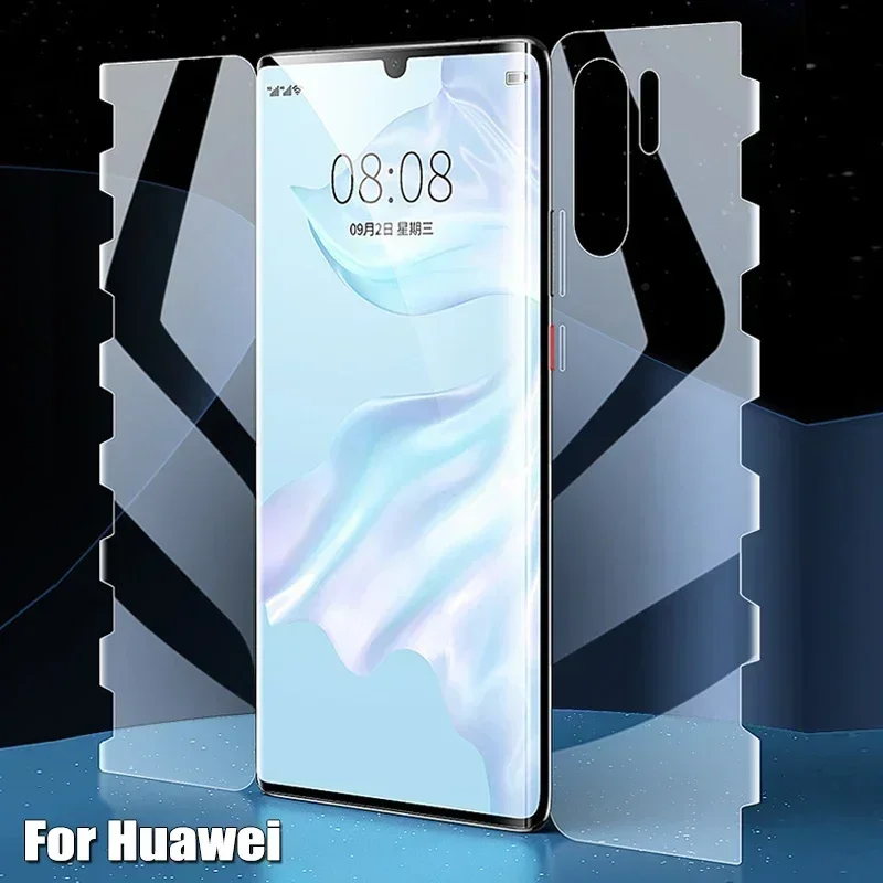 

Гидрогелевая пленка для Huawei, Защитная пленка для Huawei P30, P40, P50, P60 Pro, Nova 9, SE, 10, 11, Mate 20X, 30, 40, 50 Pro, полная защита экрана
