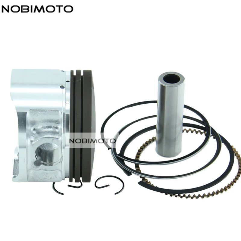 Parte Del Motociclo Cg250 Zs250 Cg 250Cc Pistone Ad Anello Pistone Set Pistone Per Pistone Universale Raffreddato Ad Aria Diametro 67Mm Spinotto 16Mm
