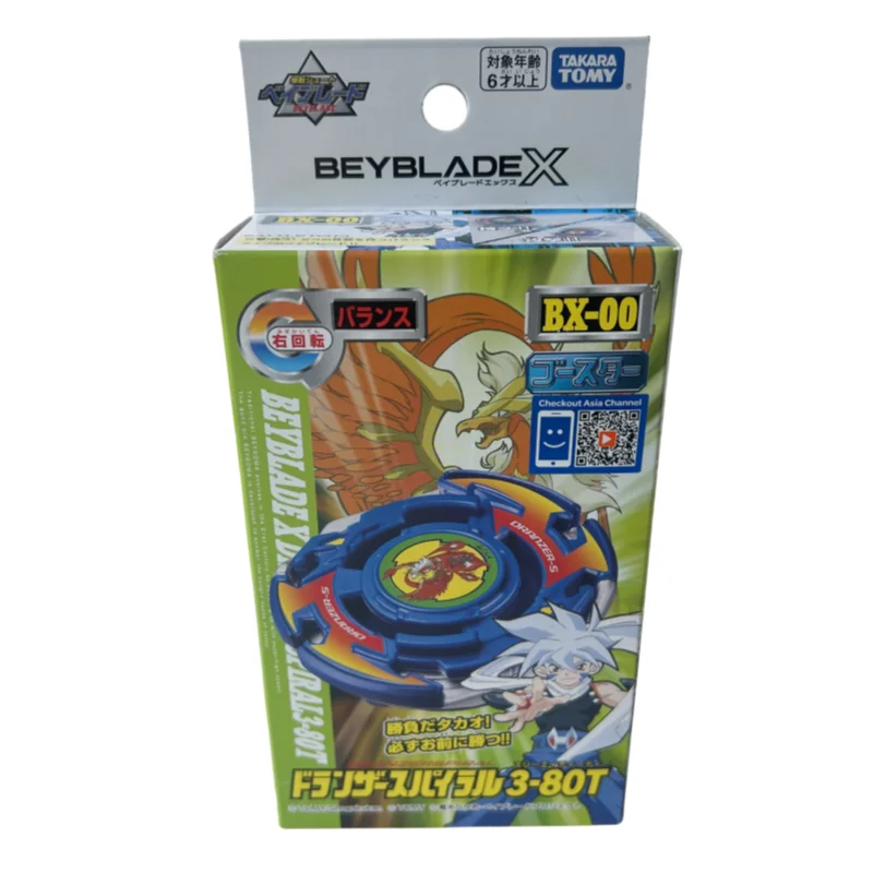 Originale Takara Tomy Beyblade X Bx-00 Booster Dranzer Spirale 3-80T
