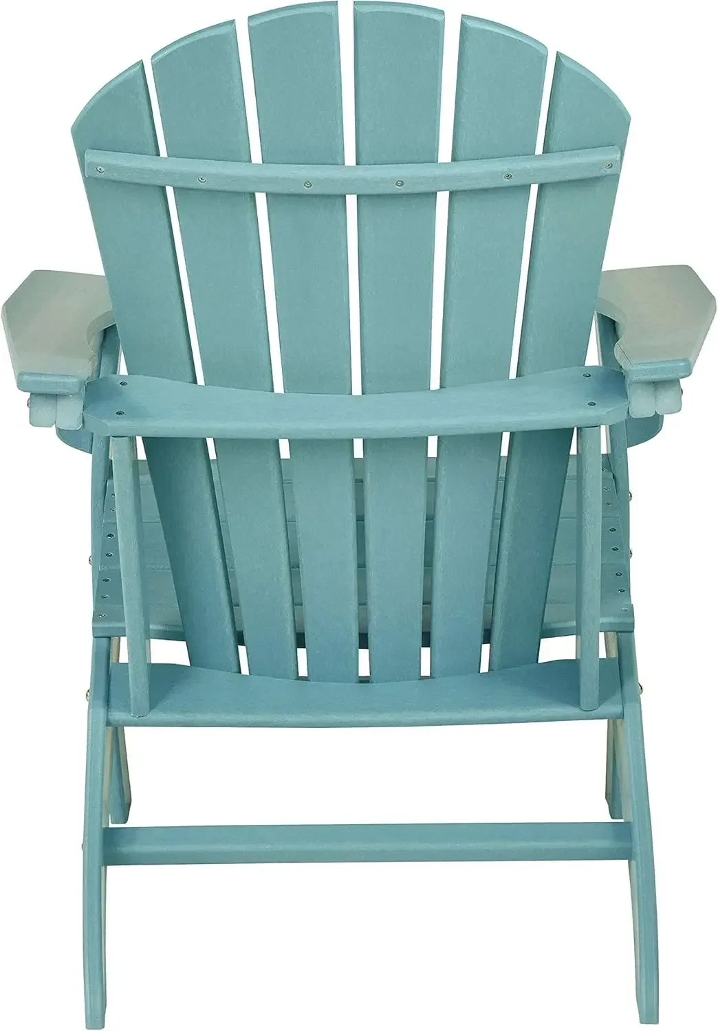 Sundown Treasure Outdoor Patio HDPE Weather Resistant Adirondack Chair, Blue 5