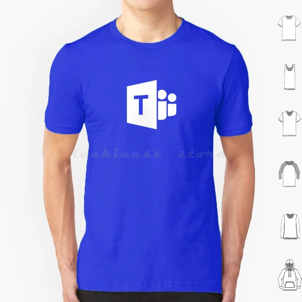 Copie De Microsoft Teams Maglietta Con Logo Blu 6Xl Cotton Cool Tee Teams Microsoft Teams Teams Azzurro Windows Best