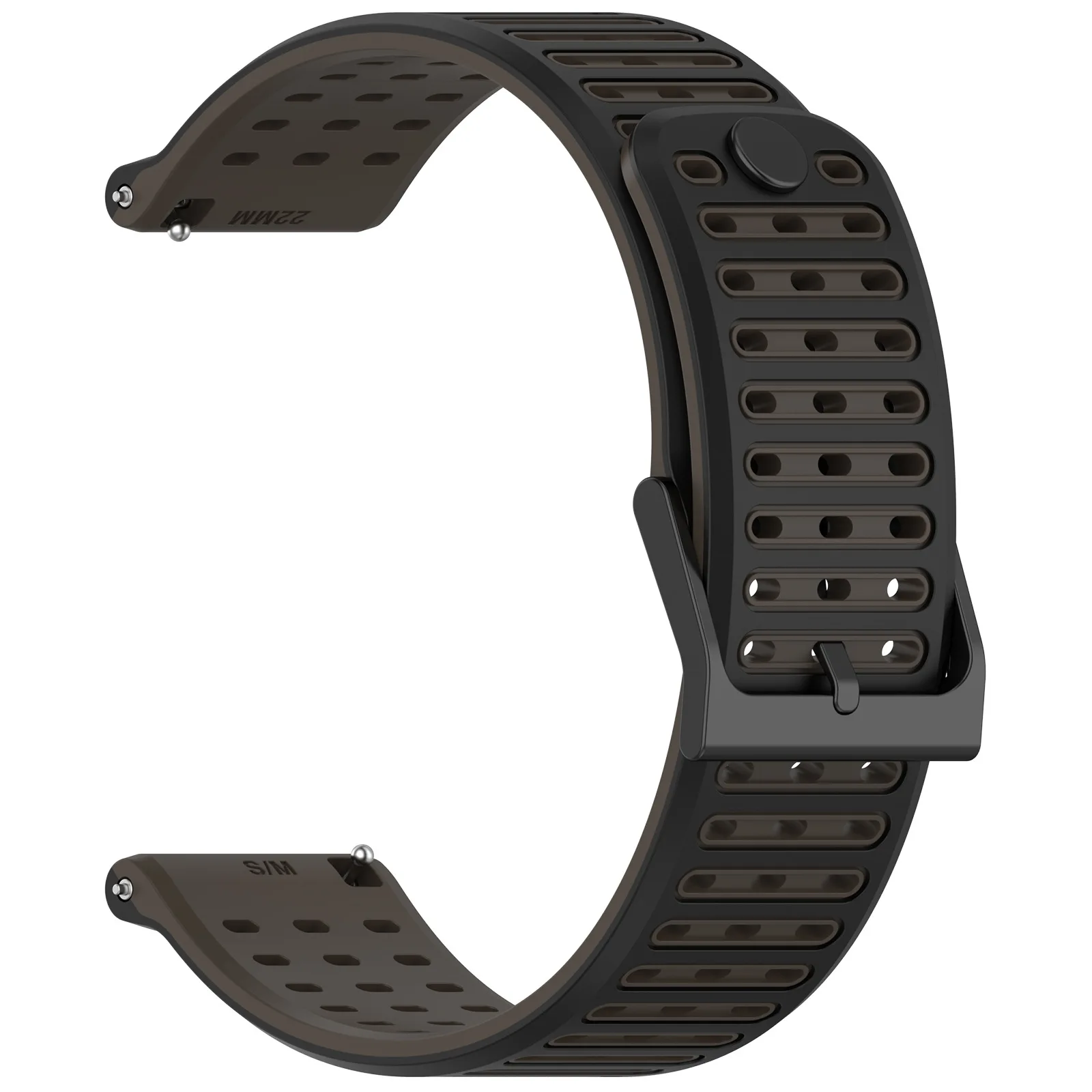 Premium 22mm Silicone Replacement Watch Band - Durable Bracelet Accessory