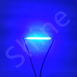10-Pack COB LED Filament Edison Bulb Lamp Components - Versatile Voltage Light Diodes Accessories - 29mm DC3V 10pcs (Blue)
