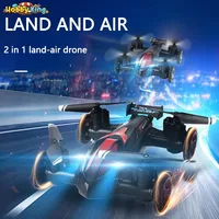 JJRC 2 In 1 Mode Boys Toy Rc Car Remote Control Drone with Light Remote Control Aerial Vehicle Electric Toys Children's Day Gift 1
