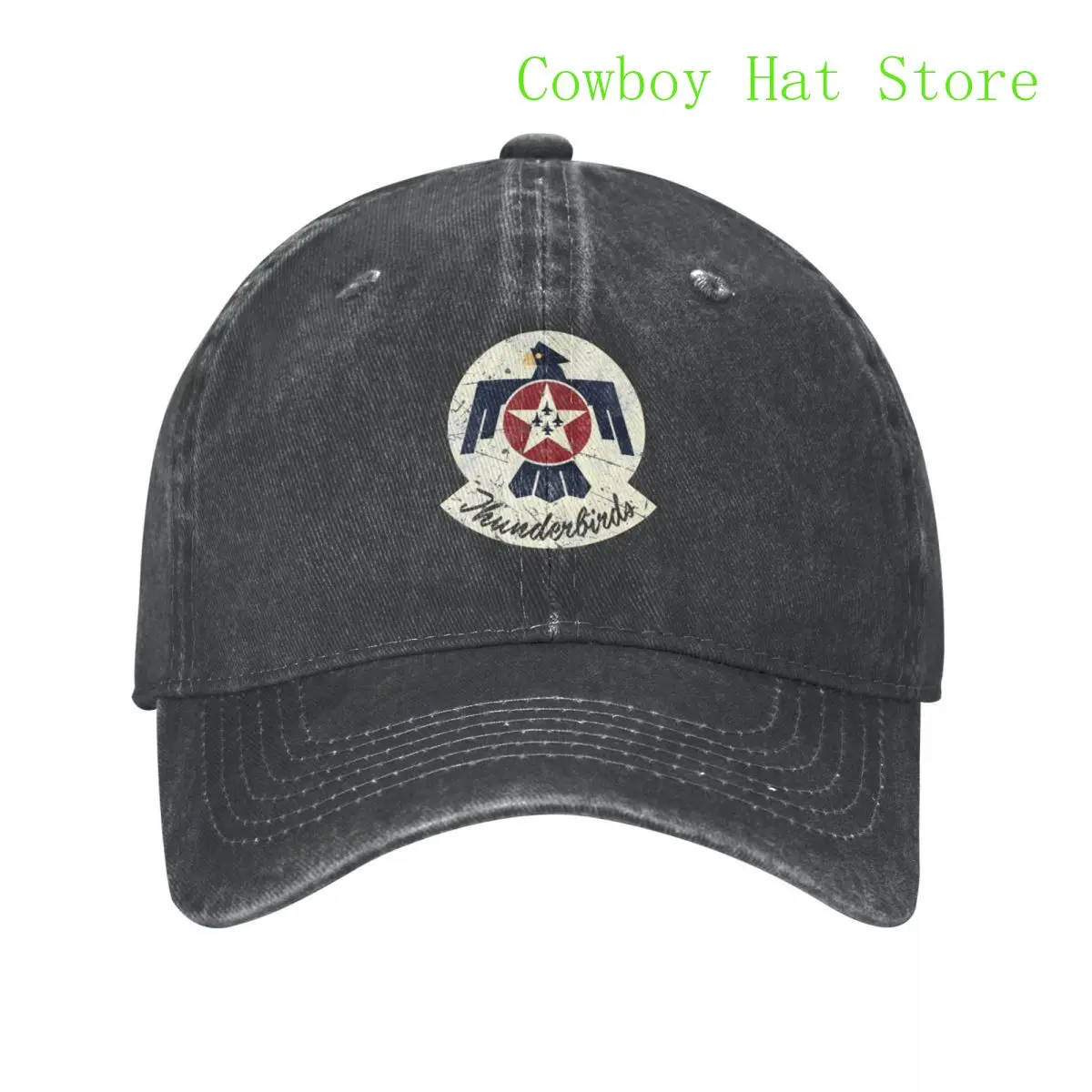 

Best Thunderbird F-16 Air Demonstration Team USAAF Baseball Cap Hats New Hat Sunscreen Hats Man Women'S