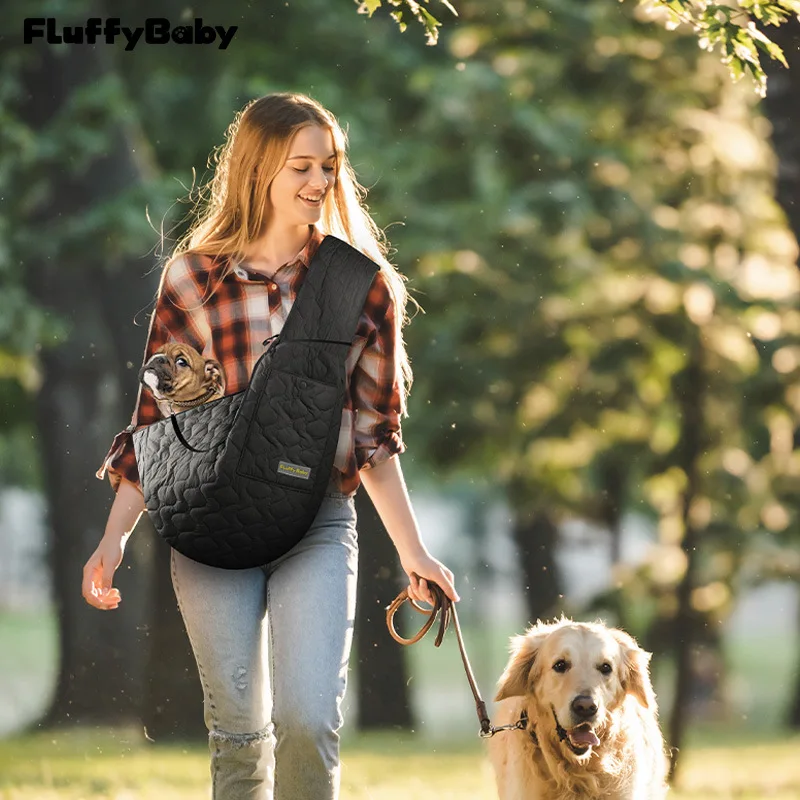 Pet Cat Dog Carrier Backpack Travel Tote Shoulder Bags Mesh Sling Carry Pack Pet Carrying Supplies Crossbody Shoulder Bag