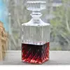 Light Luxury Crystal Glass Bottle Nordic Transparent Rhombic Relief Red Wine Decanter Storage Wine Bottle Kitchen Accessories 5