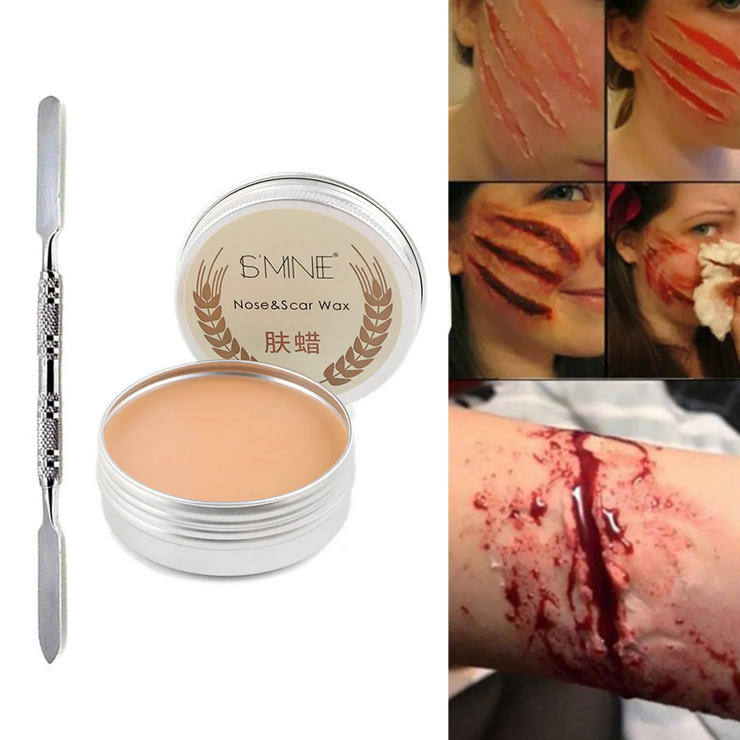 

1pcs 50g Movie Special Effect Skin Wax Modeling Scar Wax for Performance Party Stage