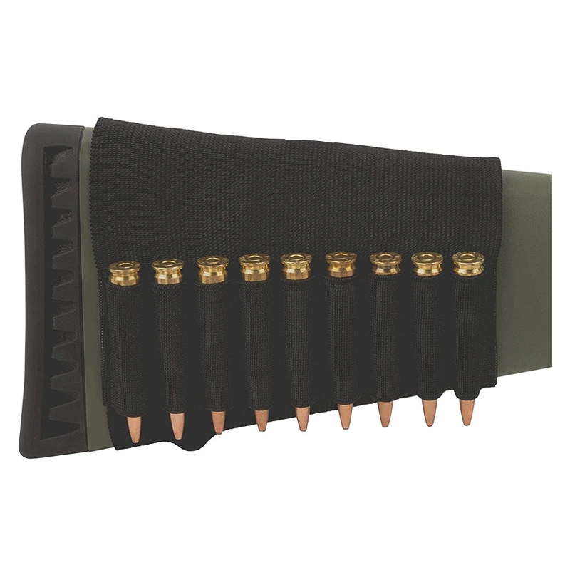 Rifle Buttstock Shell Ammo Holder Cartridge Shot Gun Shell Magazine 9 Rounds fits most hunting rifles