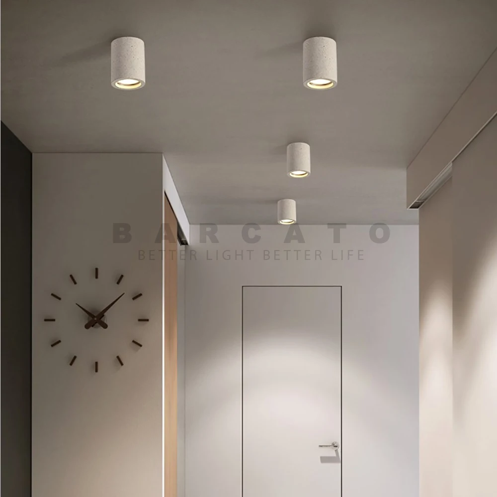 Cement Downlight Surface Mounted Spotlight GU10 Led Ceiling Lights Minimalist Industrial Lamp Living Room Corridor Kitchen Aisle led ceiling light,led downlight,led spotlight