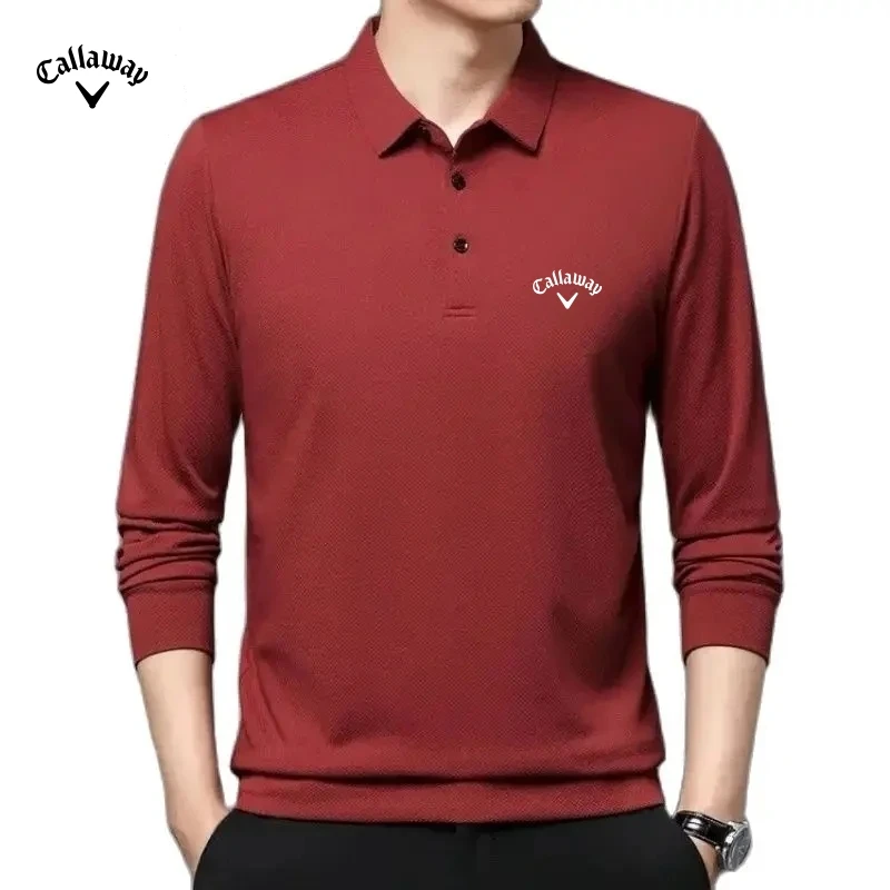 Spring and Autumn Men's High Quality Embroidered Long Sleeve Polo Shirt New Luxury Fashion Business Leisure Multi Functional Top 3