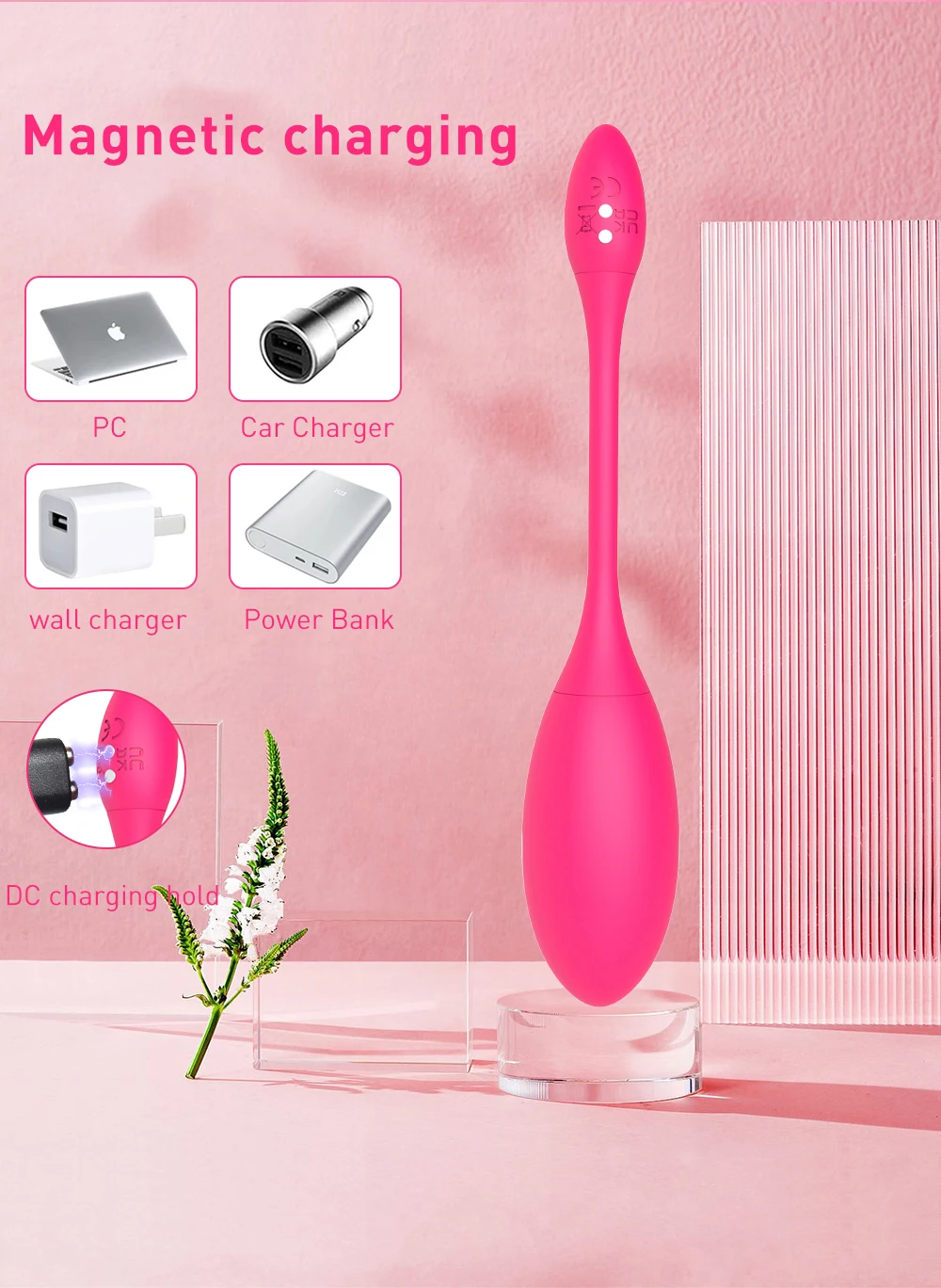 Wireless Remote Control G-Spot Vibrator with App Function