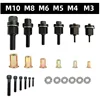 Rivet Nut Tool Drill Adapter M3 M4 M5 M6 M8 M10 M12 Simple Installation Electric  Manual Cordless Riveter Metal License Plate 1