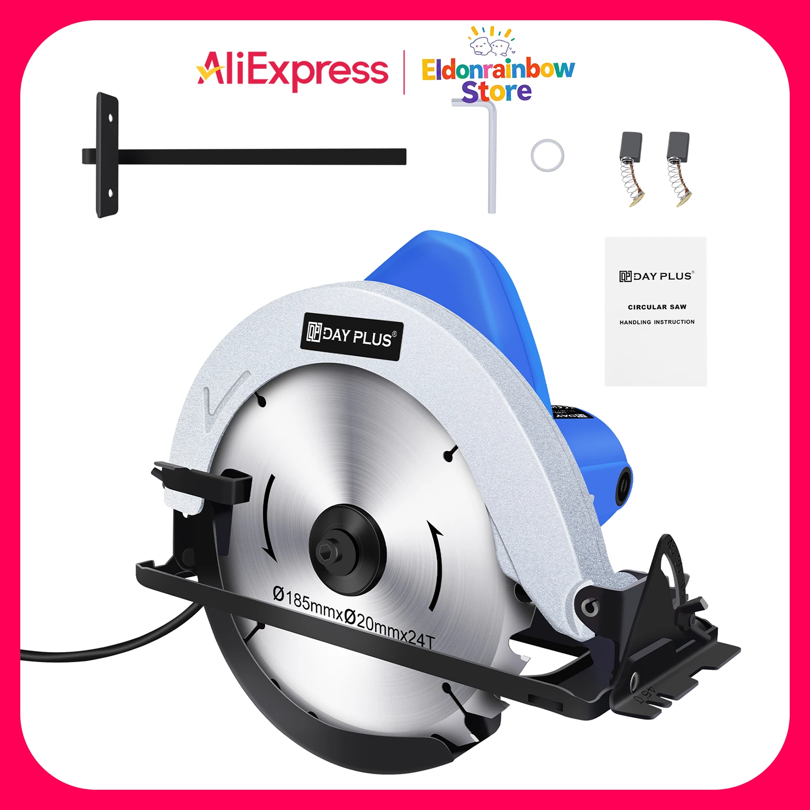 Electric Circular Saw 1200W Power Board Cutting Machine Woods working Power Tools For Logs Cutting