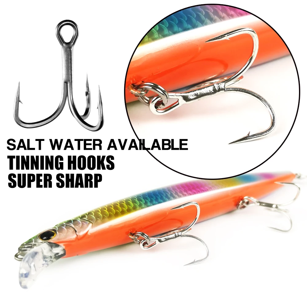 32.5g 163F Sea Floating Minnow Fishing Lure 163mm Tungsten Weight