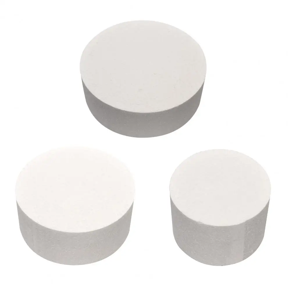 Cake Dummy Dummies Styrofoamfake Rounds Reusable Wedding Round Tool Rotating Stand Birthday Diy Decorating Model Polystyrene