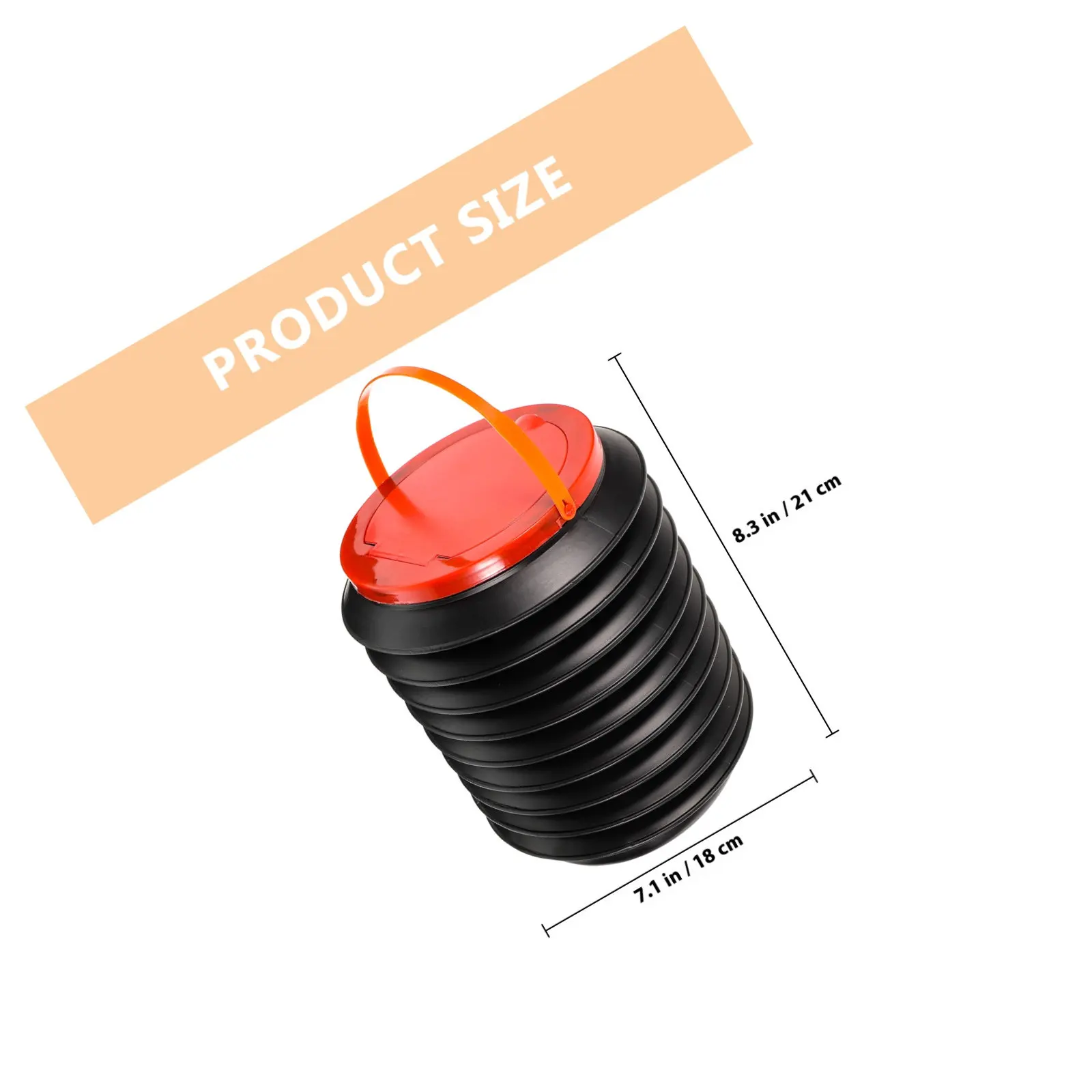 접이식 버킷 접이식 쓰레기통 4L 휴대용 물통 야외 캠핑 대용량 물통 캠핑 도구