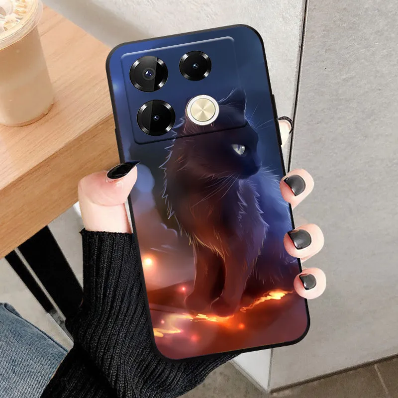 Soft Silicone Cool Wolf Shockproof Case Cover