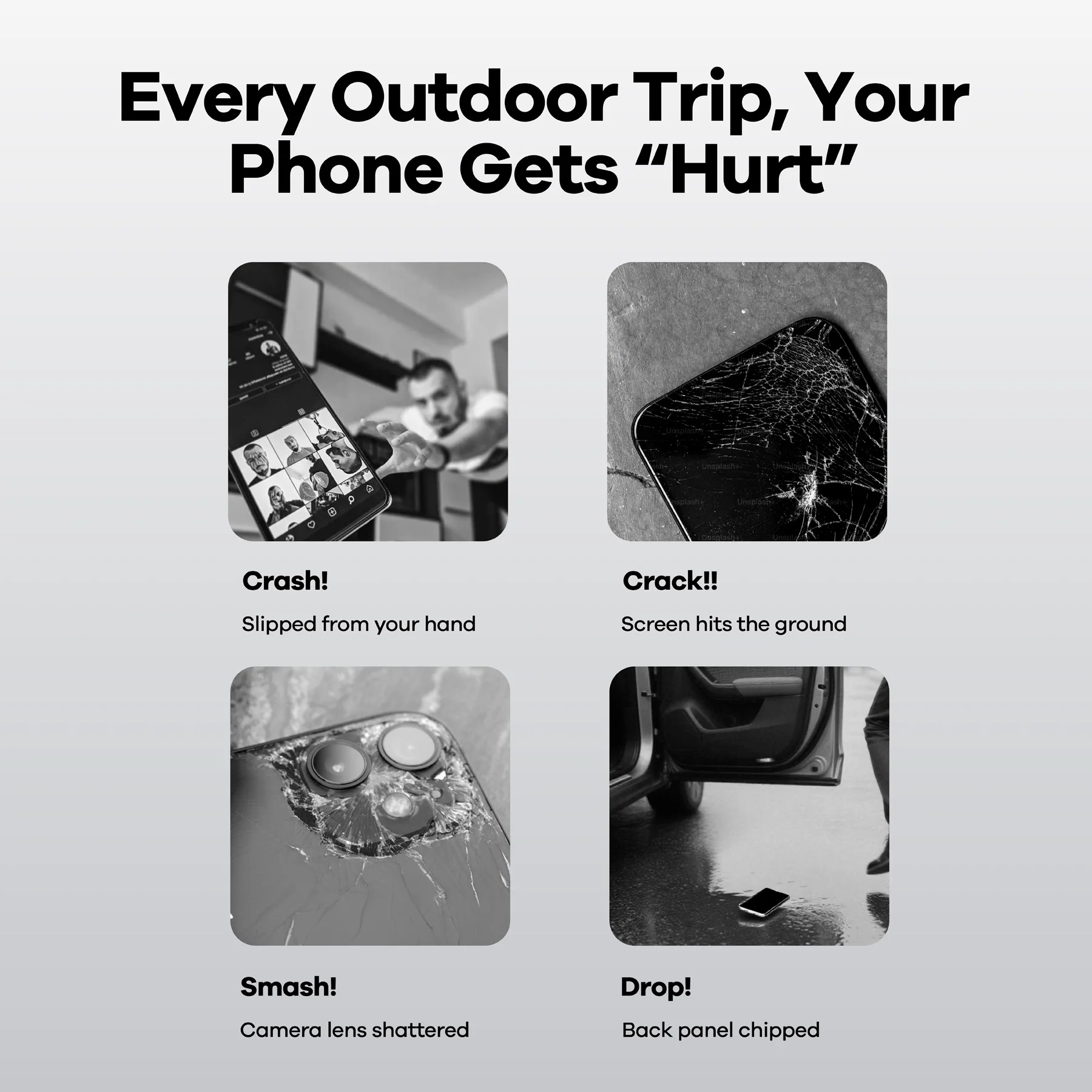 AULUMU Rugged Outdoor Protective Phone Case