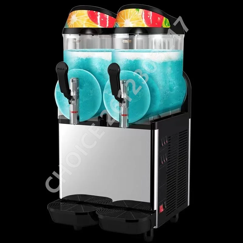 110/220V Commercial 12L 24L Slushie Machine Ice-Cool Juice Smoothie Slush Maker Frozen Drink Dispenser Vending Machine 4