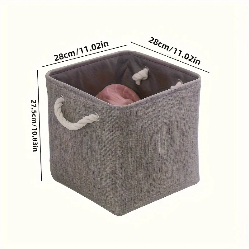 Portable fabric clothing storage box toy storage dust-proof clothing organization storage box finishing box 2