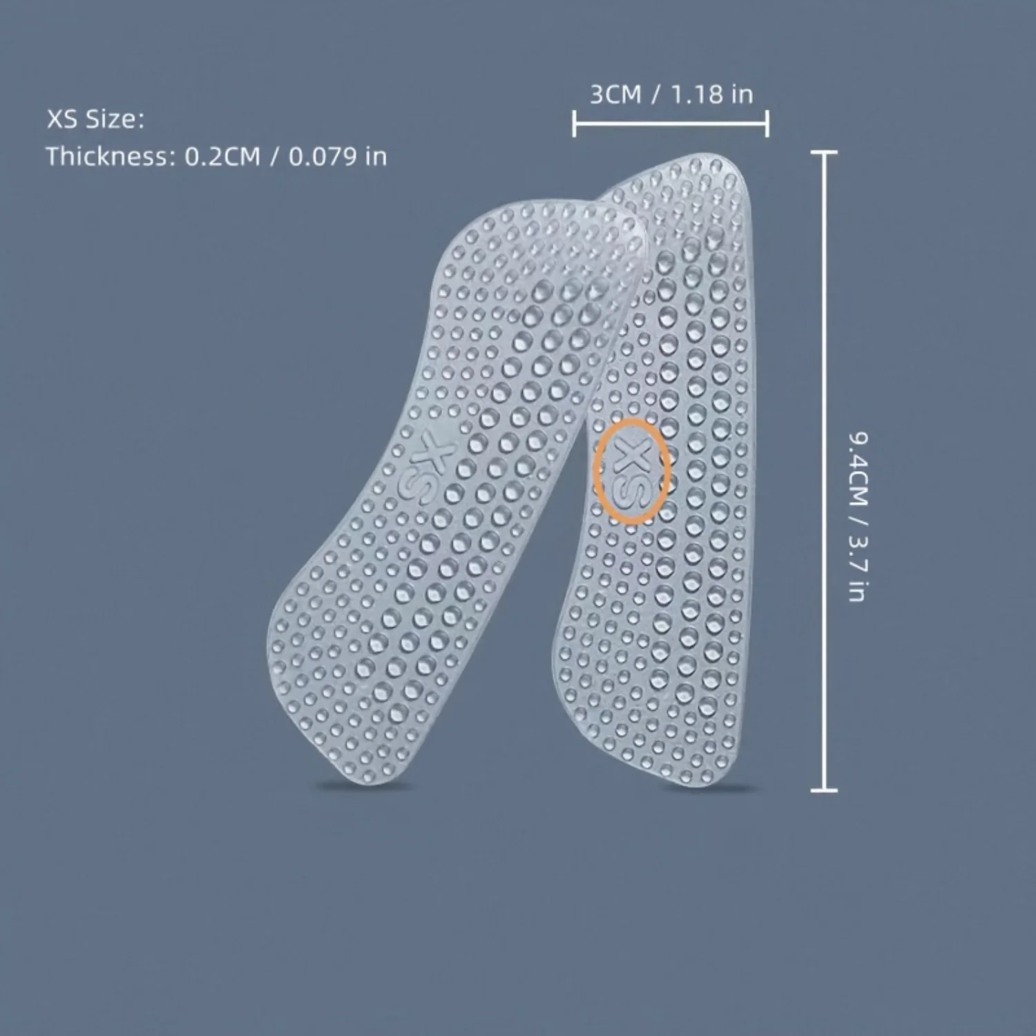 4pcs Anti-Slip Silicone Heel Protectors-Heel Grips for Women Men, Prevent Blisters & Improve Shoe Comfort
