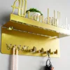 Islamic Wall Decoration Storage Basket Muslim Home Wall Mounted Storage Rack Hanging  For Interior Storage Hanging Ditch 2