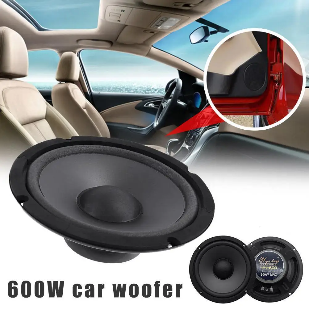 6InchAutoHifiCoaxialeLuidsprekerVoertuigDeurAutoSubwoofer
