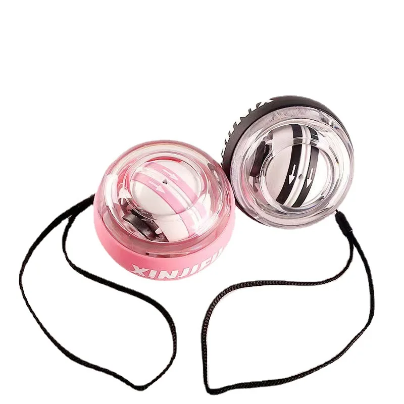 Self-Starting Colorful Lights Fitness Wrist Ball Arm Muscle Training Exercise Portable Grip Ball Fitness Arm Wrist Trainer