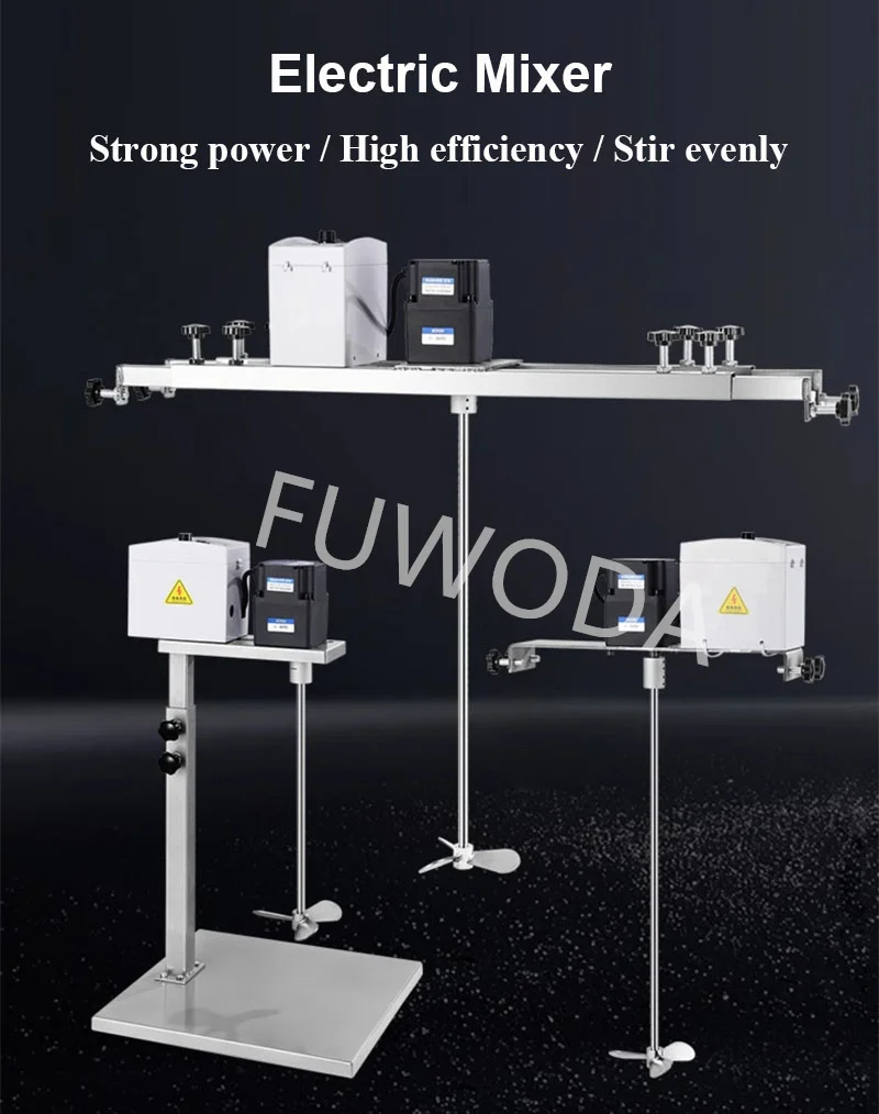 Commercial Mixer Industrial Liquid Agitator Mixer Adjustable Height 60-400W High Efficiency Mixing Rod S0b4b6dbed37148e0a1a38b9bf651ab09B