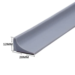 1M Silicone Bathroom Water Stopper Strip Dry Wet Separation Bendable для кухни Countertop Retaining Shower Dam Flood Barrier
